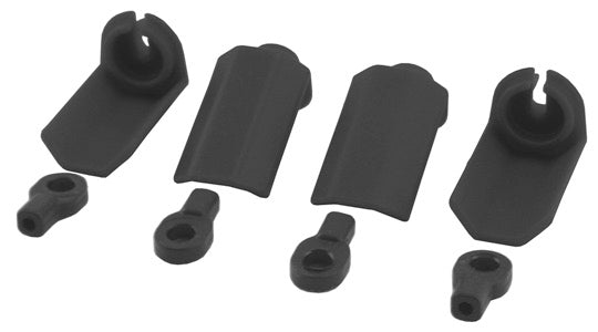 RPM Shock Shaft Guards for Traxxas & Durango 1/10 Shocks - Black