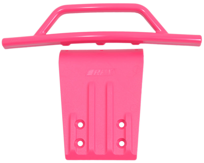 RPM Front Bumper & Bumper Skid Plate for 2wd Slash - Pink