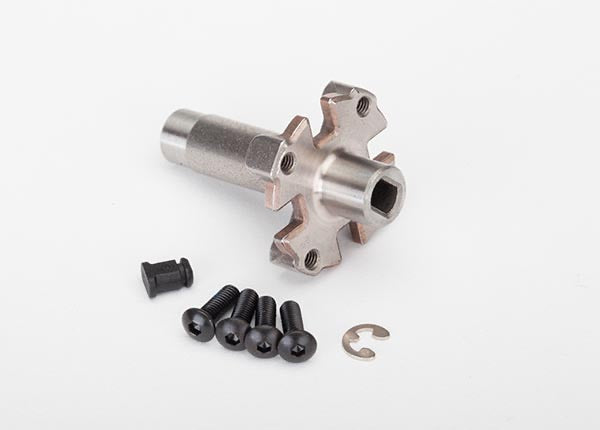 Traxxas Spool/ differential housing plug/ e-clip