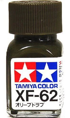 Flat Olive Drab 80362 Tamiya Enamel Paint XF-62 XF62 EXF-62 EXF62