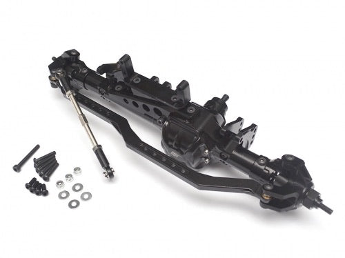 Boom Racing Complete Assembled Aluminum AR60 Front Axle Yeti Wraith Bomber Score Black