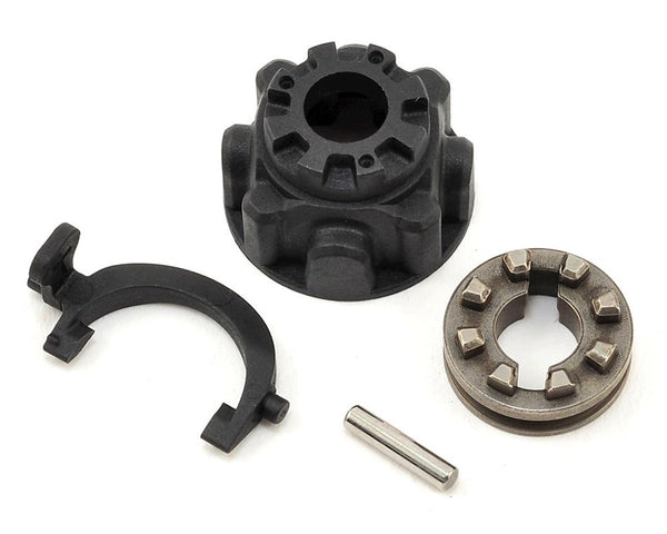 Traxxas Carrier, differential/ differential slider/ T-Lock fork