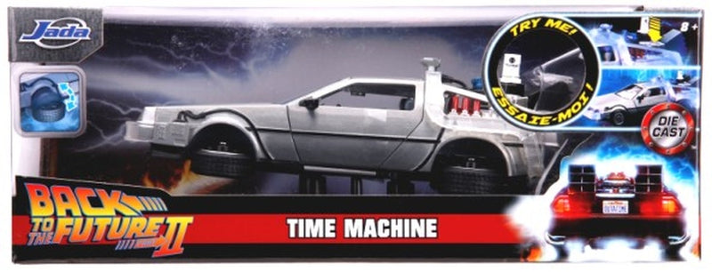 Jada 1/24 "Hollywood Rides" Back To The Future Part II - Time Machine w/ light