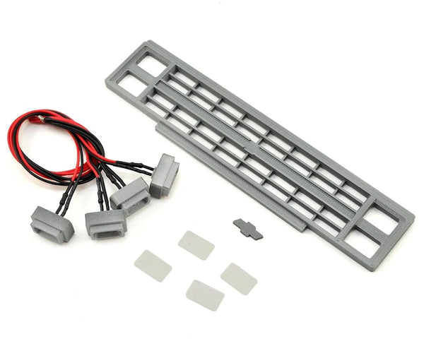 Scale By Chris Pro-Line 80s Chevy Grille Insert Kit (PRO3248-00, PRO3244-00) (1 Grille, x4 LED, x4 Buckets, x4 Lenses)