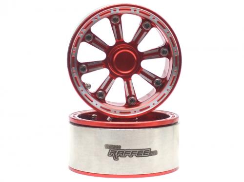 Gemini?äó 1.9 High Mass Beadlock Aluminum Wheels Spoke-8 (2) Red