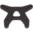 Team Associated B6.1 Front Shock Tower, gull-wing, graphite