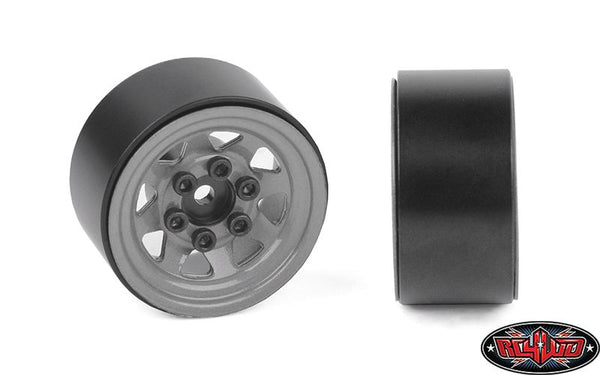 RC4WD Stamped Steel 1.0" Stock Beadlock Wheels (Plain) (4)