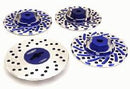 Alloy 44mm Brake Disc 12mm Hex +3 Offset for 1/10 Size RC Drift C27170BLUE