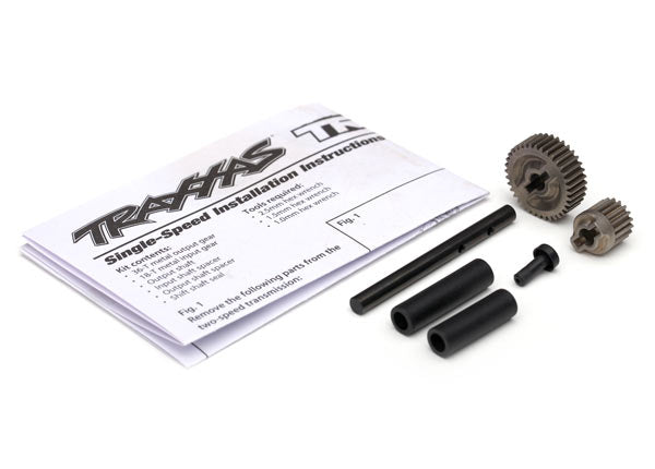 Traxxas Transmission gears, single speed, metal