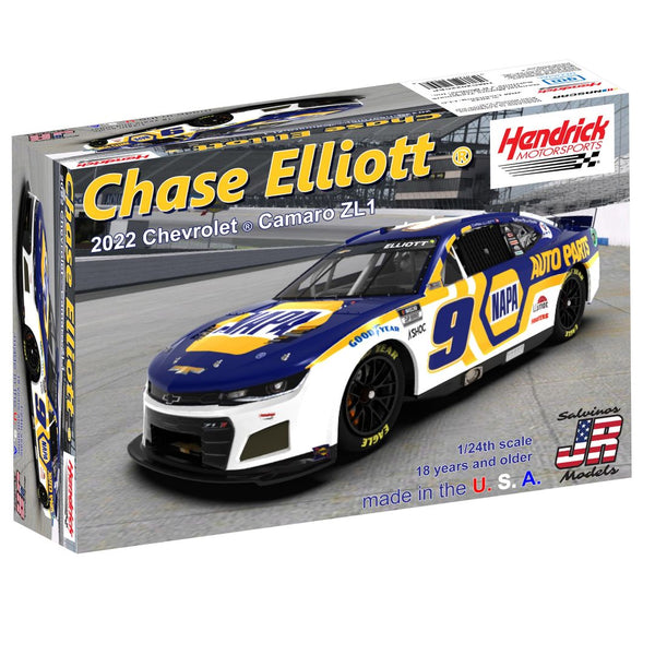 Salvinos JR Models 1/24 Hendrick Motorsports Chase Elliot 2022 Camaro  Model Kit