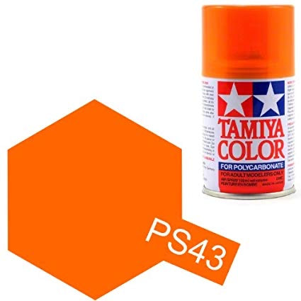 Tamiya PS-43 Translucent Orange spray paint