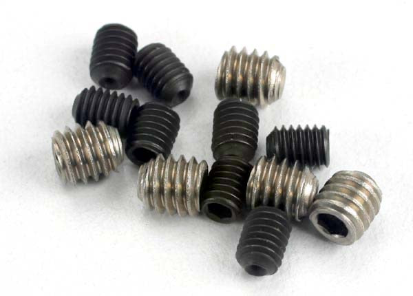 Traxxas Set (grub) screws, 3x4mm (8)/ 4x4mm (stainless) (4) Part 1548