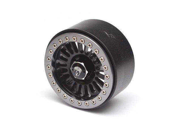 Venomous KRAIT?äó 2.2 Aluminum Beadlock Wheels With 8mm Wideners (2) Black