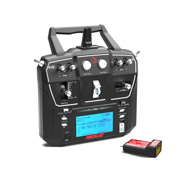PRODUCT FEATURES   LR6X 6 Channel Radio with receiver - Color Box  Redcat SixtyFour - Radio Firmware Update Instructions