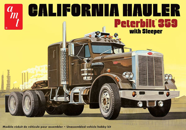 AMT Peterbilt 359 California Hauler w/Sleeper 1/25 (Level 3)