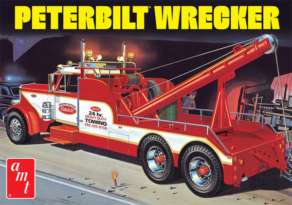 Peterbilt 359 Wrecker Truck 1/25 AMT Models
