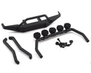 Team Associated CR12 Roll Bar and Bumper Set, black