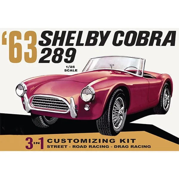 AMT 63 Shelkby Cobra 289 3in1 1/25 Scale 1319