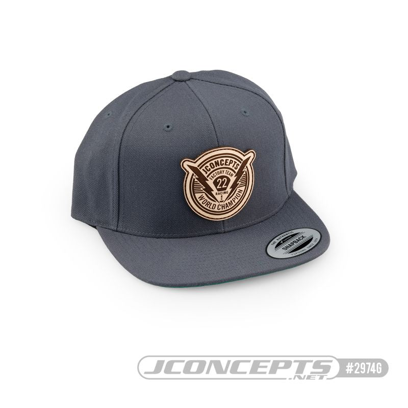 JConcepts - "Forward Pursuit" 2022 Hat (flat bill) – Gray