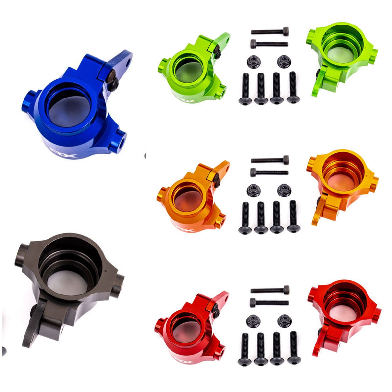 Traxxas Sledge Steering Blocks - Anodized. Part 9635