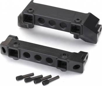 Traxxas Bumper mounts, front & rear/ screw pins (4)