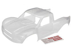 Traxxas Body, Unlimited Desert Racer (clear, trimmed, requires painting)/ decal sheet UDR