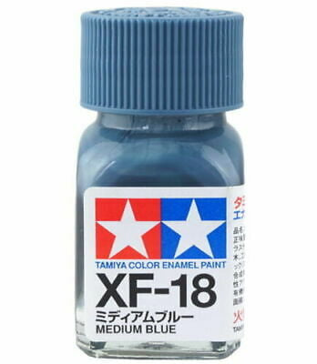 Flat Med Blue 80318 Tamiya Enamel Paint XF-18 XF18 EXF-18 EXF18