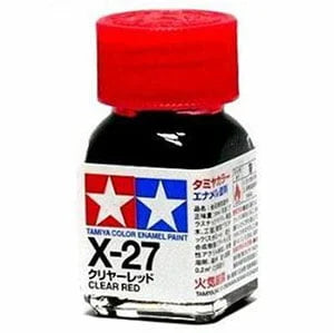 Clear Red Tamiya Enamel Paint  X-27 X27 EX-27 EX27