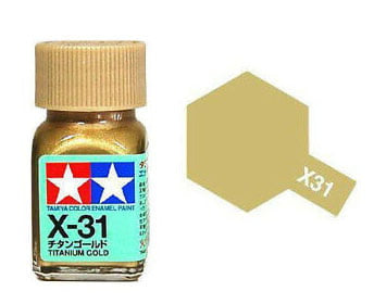 Titanium Gold Tamiya Enamel Paint X-31 X31 EX-31 EX31