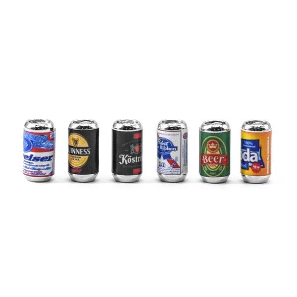 Hobby Details Mini Beer Decorations for 1/10 Cars 6pcs/set