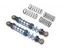 Aluminum Double Spring Shocks 80mm (2) for Crawlers Black