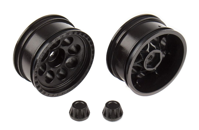 Team Associated CR12 Tioga Wheels, black