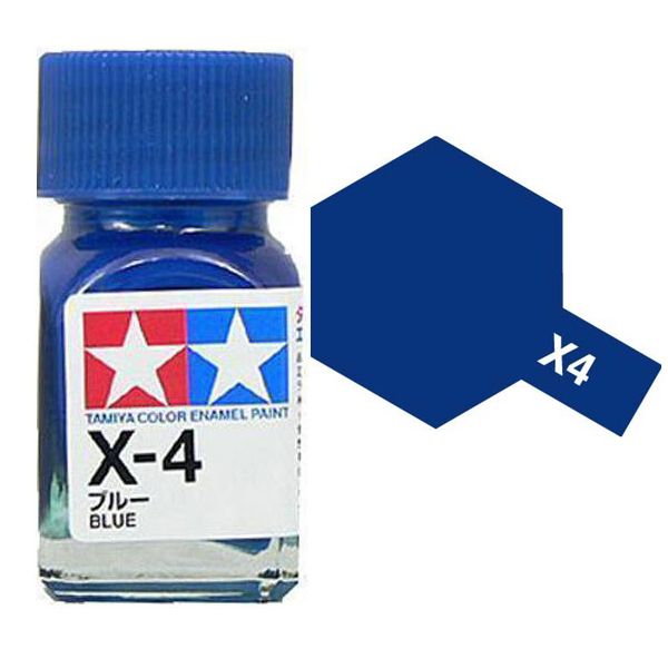 Gloss Blue Tamiya Enamel Paint X-4 X4 EX-4 EX4