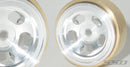 SSD00426 1.0" Aluminum / Brass Slot Beadlock Wheels