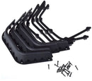 1 Set of 1/10 Scale Fender Flares with Screws for 1/10 RC Axial SCX10 D90 D110 Crawler Car