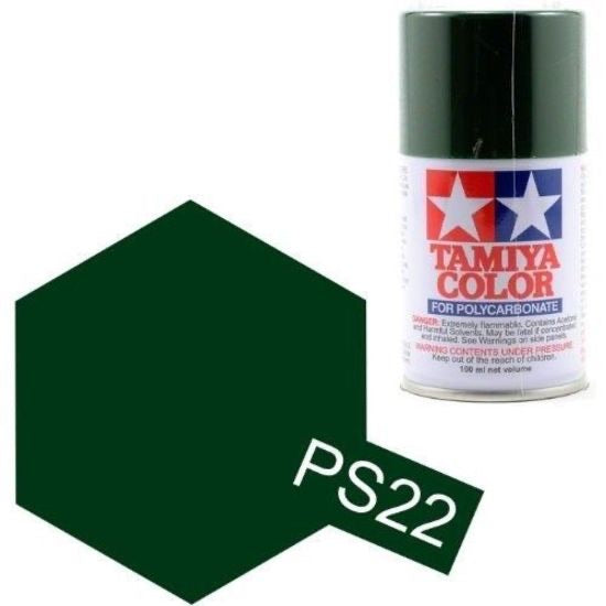 Tamiya is PS-22 Racing Green spray paint