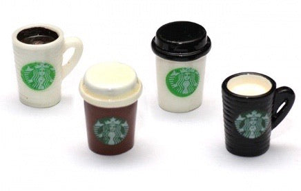 Starbucks coffee cups 1/10 scale.