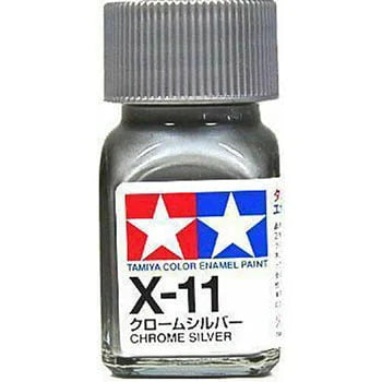 Gloss Chrome Silver Tamiya Enamel Paint X-11 X11 EX-11 EX11