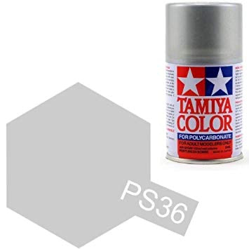 Tamiya PS-36 Translucent Silver spray paint.