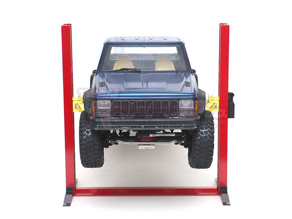 1/10 Alum Functional Two-Post Car Lift Red