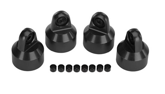 Traxxas Shock caps, aluminum (hard-anodized, PTFE-coated)