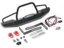 Steel Tough Front Bumper W/ Hooks & LED Light 1 Set