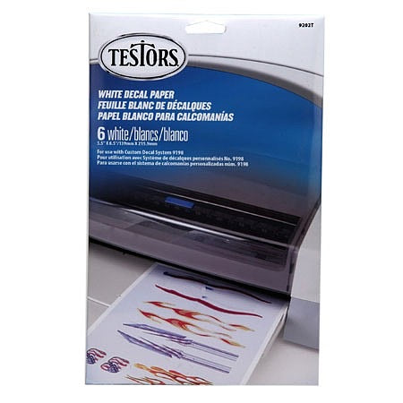 Testors White Decal Paper (1)