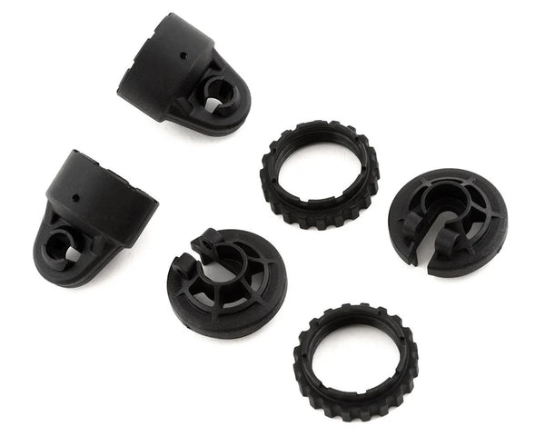 Traxxas plastic Shock caps, GT-Maxx shocks (2)/ spring perch/ adjusters 9664
