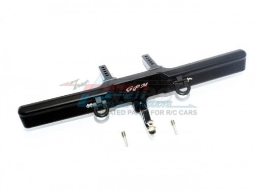 Aluminium Rear Bumper Mount+D-Rings+Tow Hook For TRX4 Ford Bronco - 3Pcs Set (For TRX4 Ford Bronco 82046-4) Black