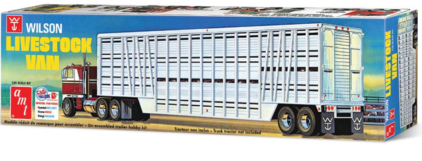 AMT Wilson Livestock Van Trailer 1/25 Model Kit