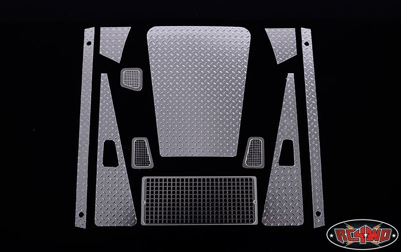 RC4WD Diamond Plate Accessory Pack for Defender D90 Body