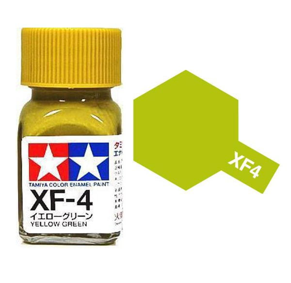 Flat Yellow Green 80304 Tamiya Enamel Paint XF-4 XF4 EXF-4 EXF4