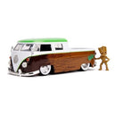 Jada 1/24 "Hollywood Rides" 1963 VW Bus with Groot