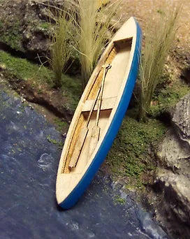 HO scale 16’ Canoe Osborn Model Kit